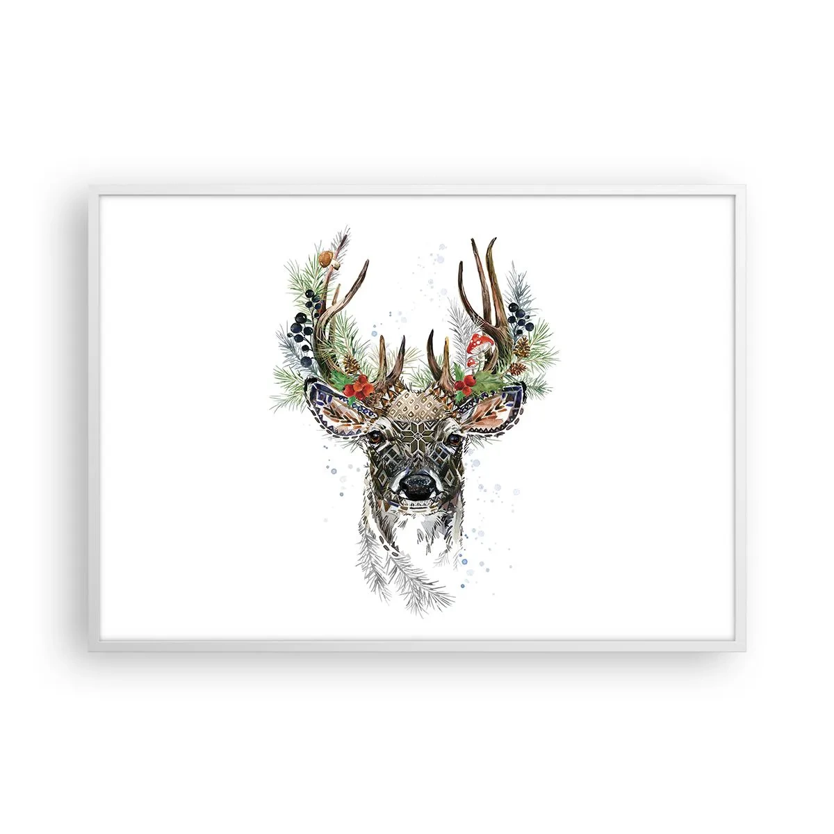 Poster in einem weißen Rahmen - Im festlichen Gewand - 100x70 cm