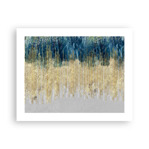Poster - Vergoldete Grenze - 50x40 cm