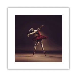 Poster - Eine Primaballerina - 30x30 cm