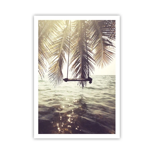 Poster - Sie können nach Belieben in den Wolken schwingen - 70x100 cm