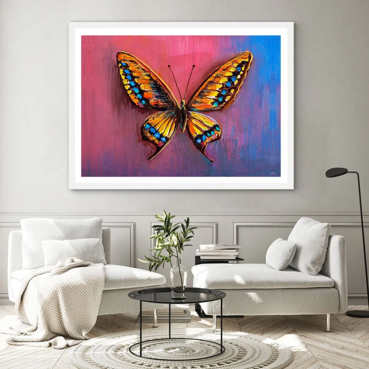 Poster in einem weißen Rahmen - Ein Juwel der Natur - 70x50 cm