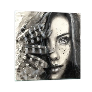 Glasbild - Bild auf glas - Wilde Schönheit - 60x60 cm