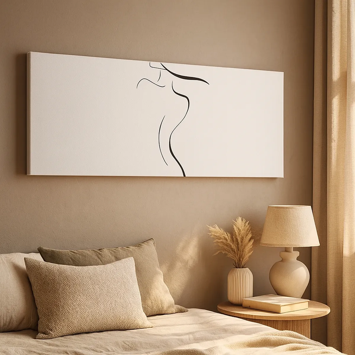 Bild auf Leinwand - Leinwandbild - Flüchtig wie eine Welle - 30x30 cm