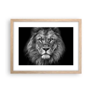 Poster in einem Rahmen aus heller Eiche - Im Krönungsgewand - 40x30 cm