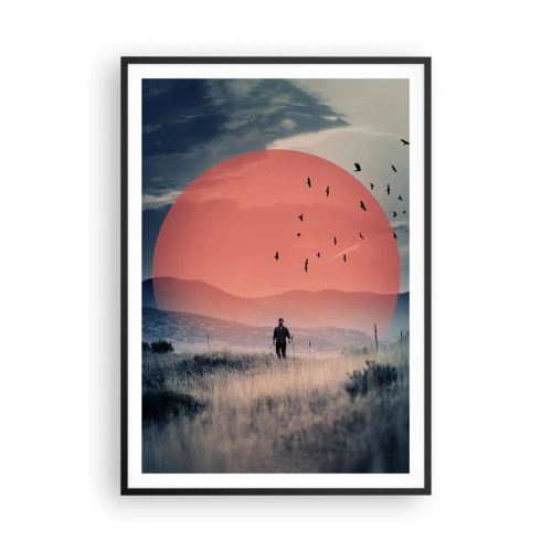 Poster in einem schwarzem Rahmen - In eigenen Elementen - 70x100 cm
