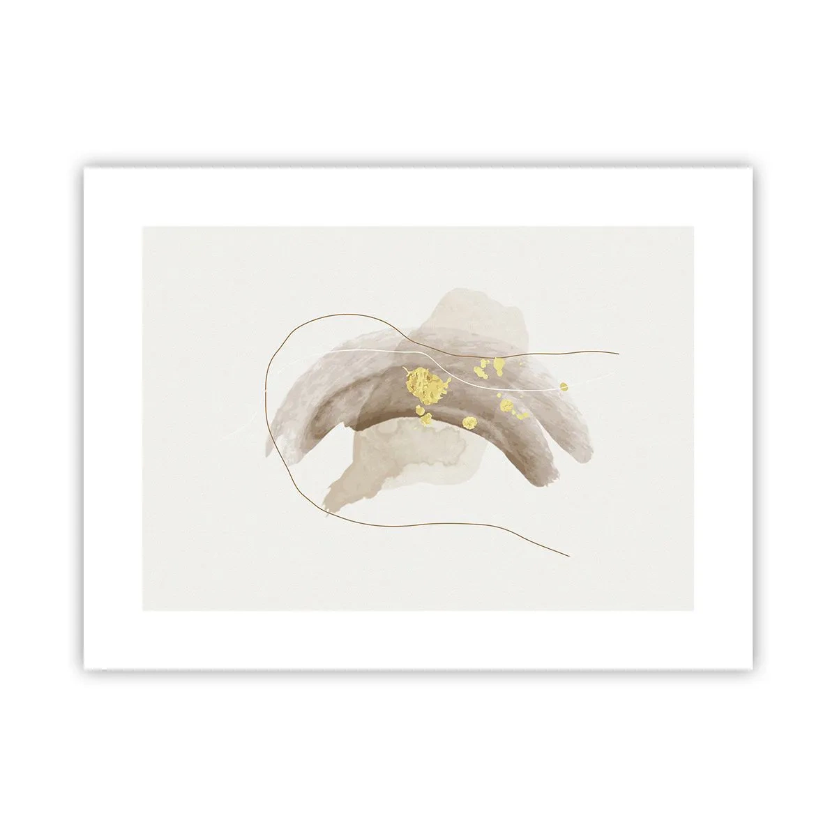 Poster - Im Weltraum begegnet - 40x30 cm