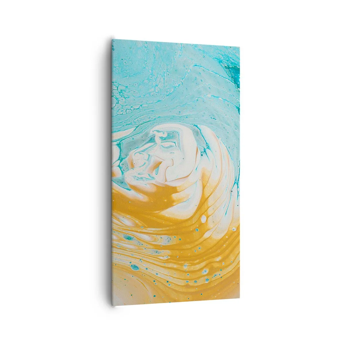 Bild auf Leinwand - Leinwandbild - Pastellwirbel - 65x120 cm