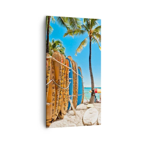 Bild auf Leinwand - Leinwandbild - Sonniger Spaß - 55x100 cm