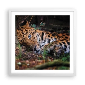 Poster in einem weißen Rahmen - Vertrau mir - 50x50 cm