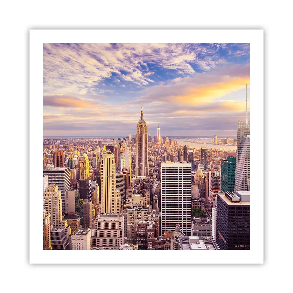 Poster - Nur nach den Wolken greifen - 60x60 cm