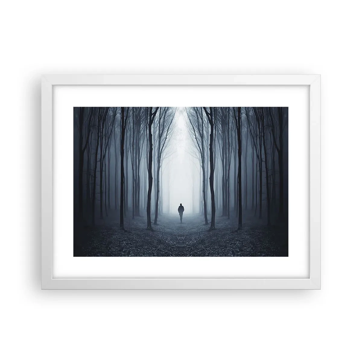 Poster in einem weißen Rahmen - Alles einfach und übersichtlich - 40x30 cm