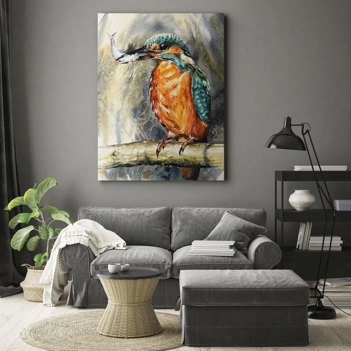 Bild auf Leinwand - Leinwandbild - Naturgesetz - 65x120 cm