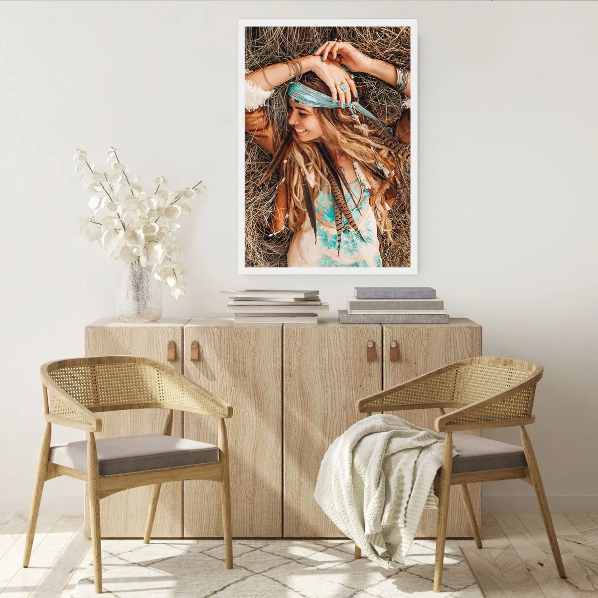 Poster - Auf dem Weg in den Sommer der Liebe - 61x91 cm