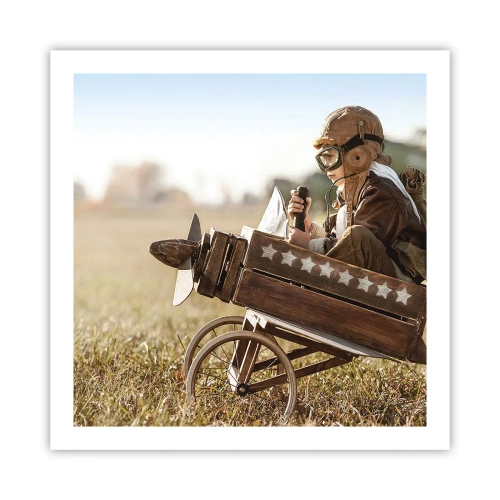 Poster - Start in Richtung eines Traums - 60x60 cm