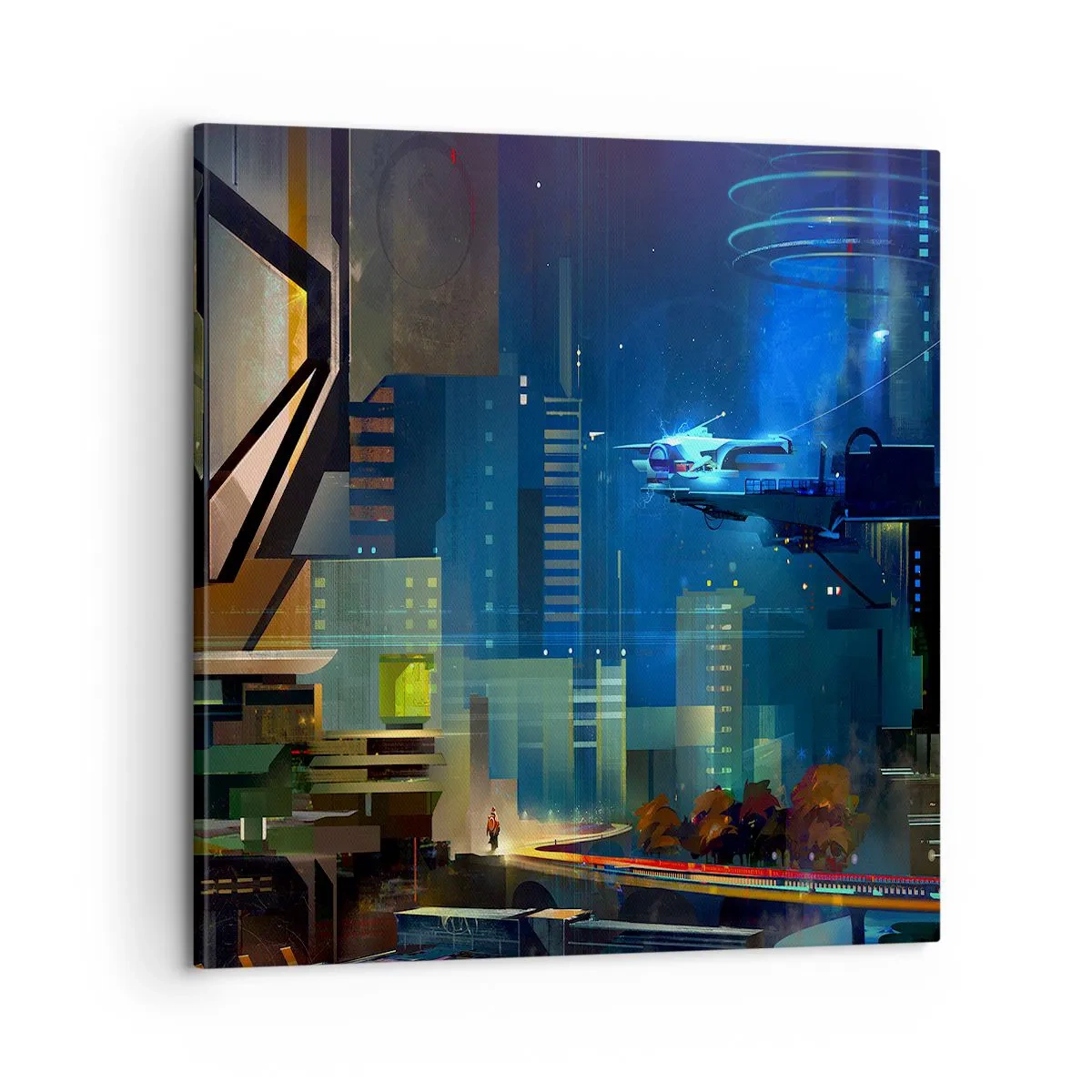 Bild auf Leinwand - Leinwandbild - In naher Zukunft - 60x60 cm