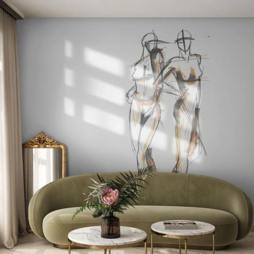 Fototapete Premium Canvas - Studie der Gnade - Grafik, Mode, Moderne Kunst - 400x280 cm