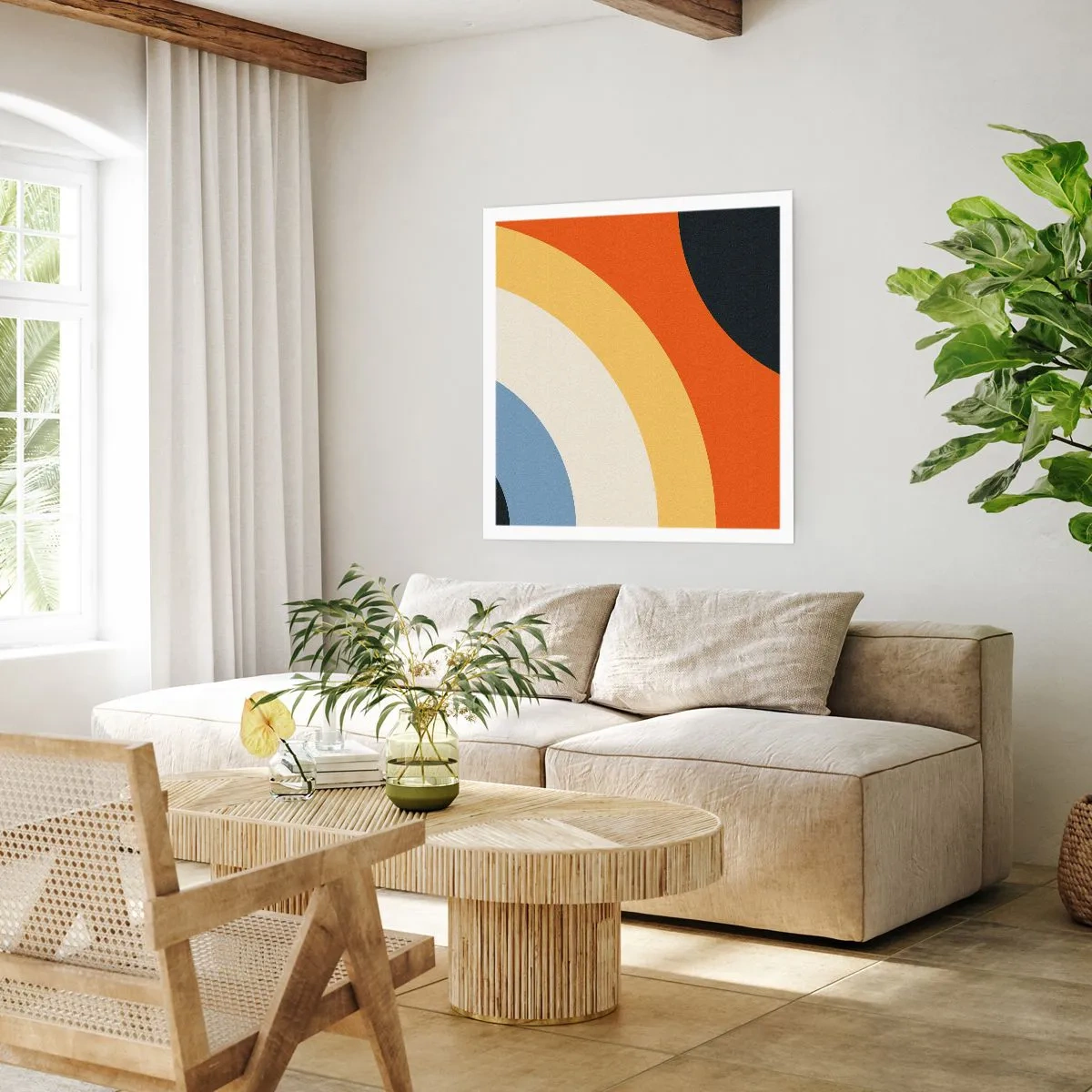 Poster - Zu mir selbst - 60x60 cm