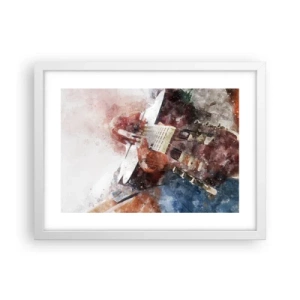 Poster in einem weißen Rahmen - Und was halten Sie davon? - 40x30 cm