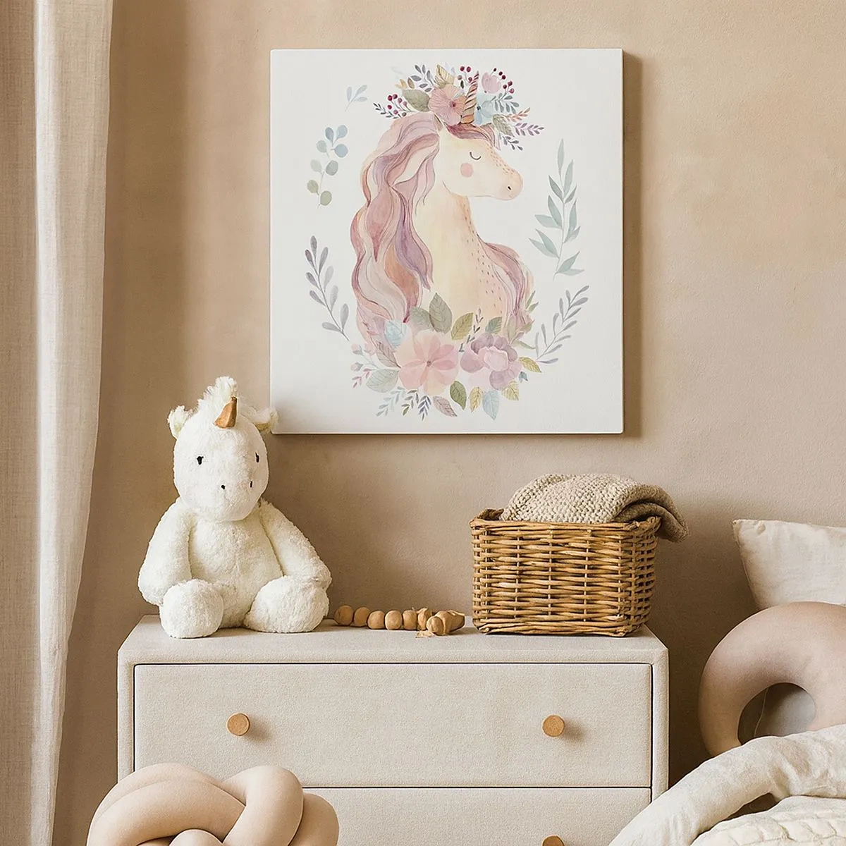 Bild auf Leinwand - Leinwandbild - Eine Einladung in die Welt der Märchen - 30x30 cm