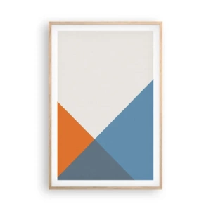 Poster in einem Rahmen aus heller Eiche - In einem Winkel… - 61x91 cm