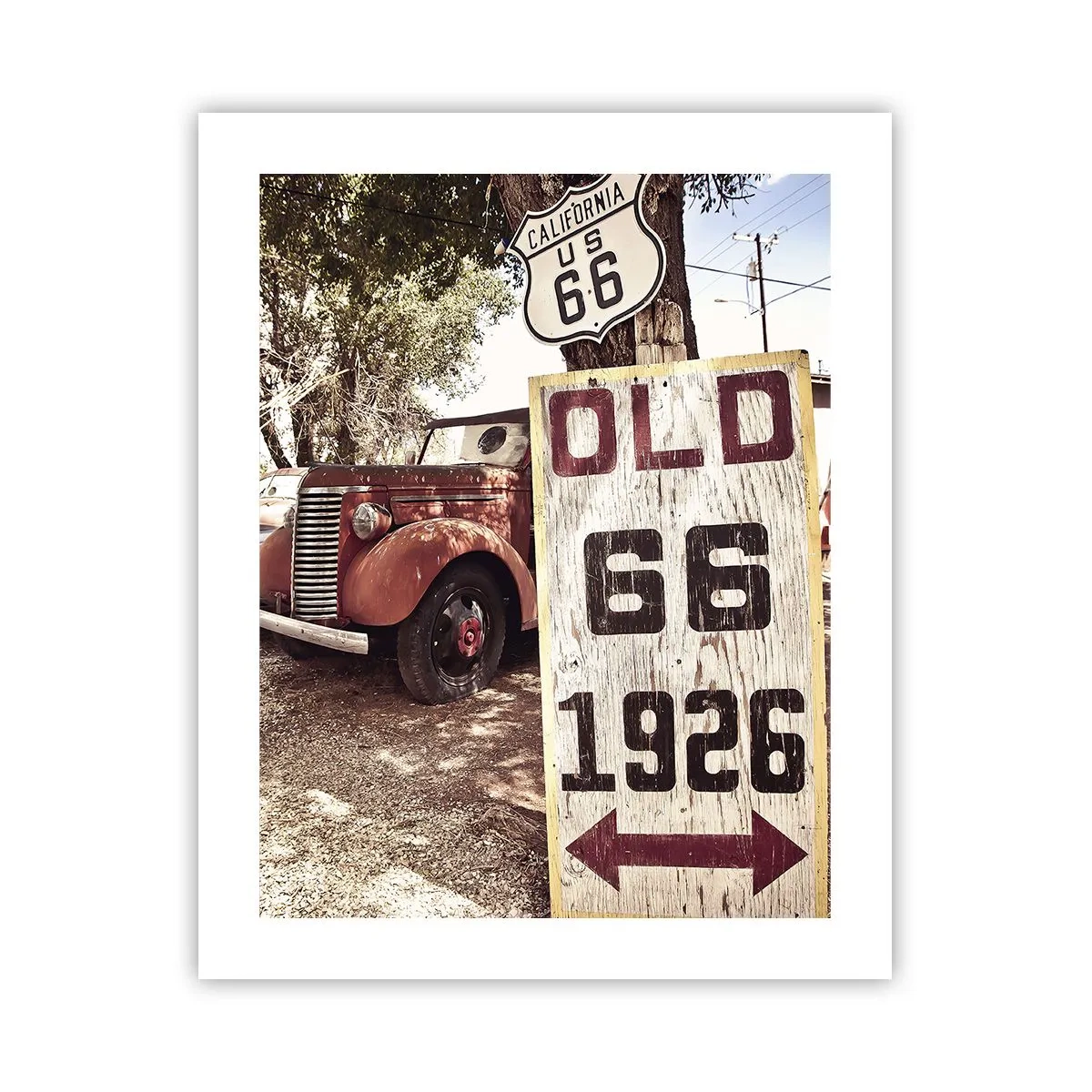 Poster - Die Legende der amerikanischen Provinz - 40x50 cm