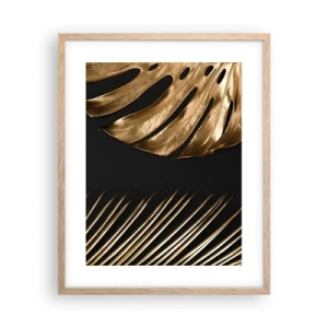 Poster in einem Rahmen aus heller Eiche - Anders und genauso teuer - 40x50 cm