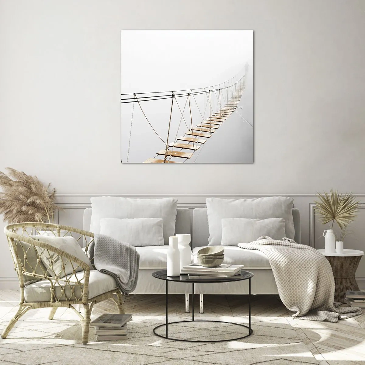 Glasbild - Bild auf glas - Wohin wird es dich führen? - 30x30 cm