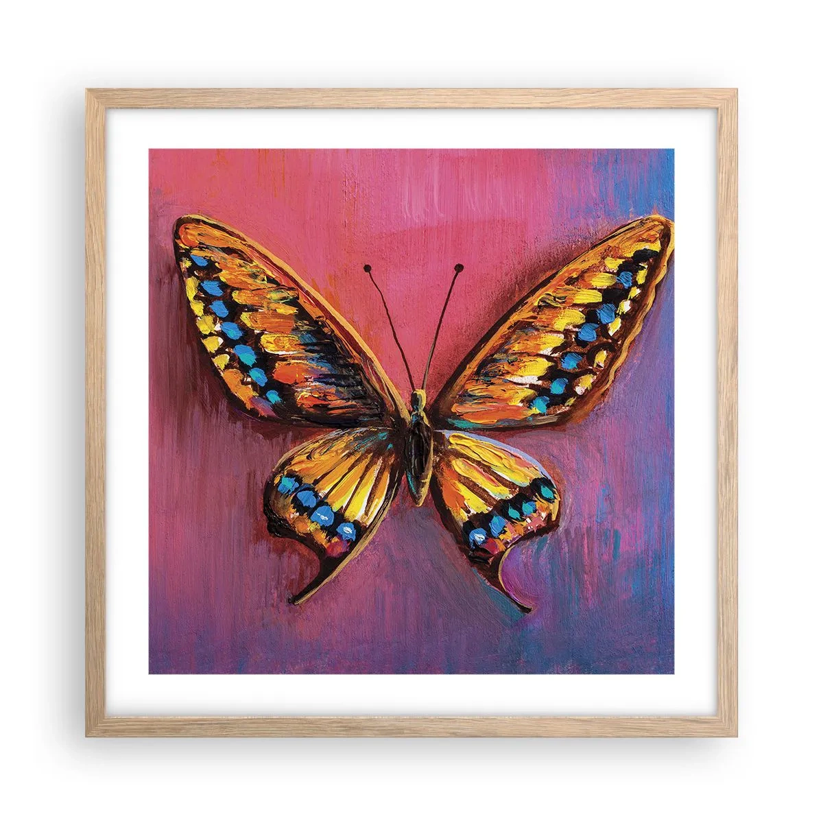 Poster in einem Rahmen aus heller Eiche - Ein Juwel der Natur - 50x50 cm