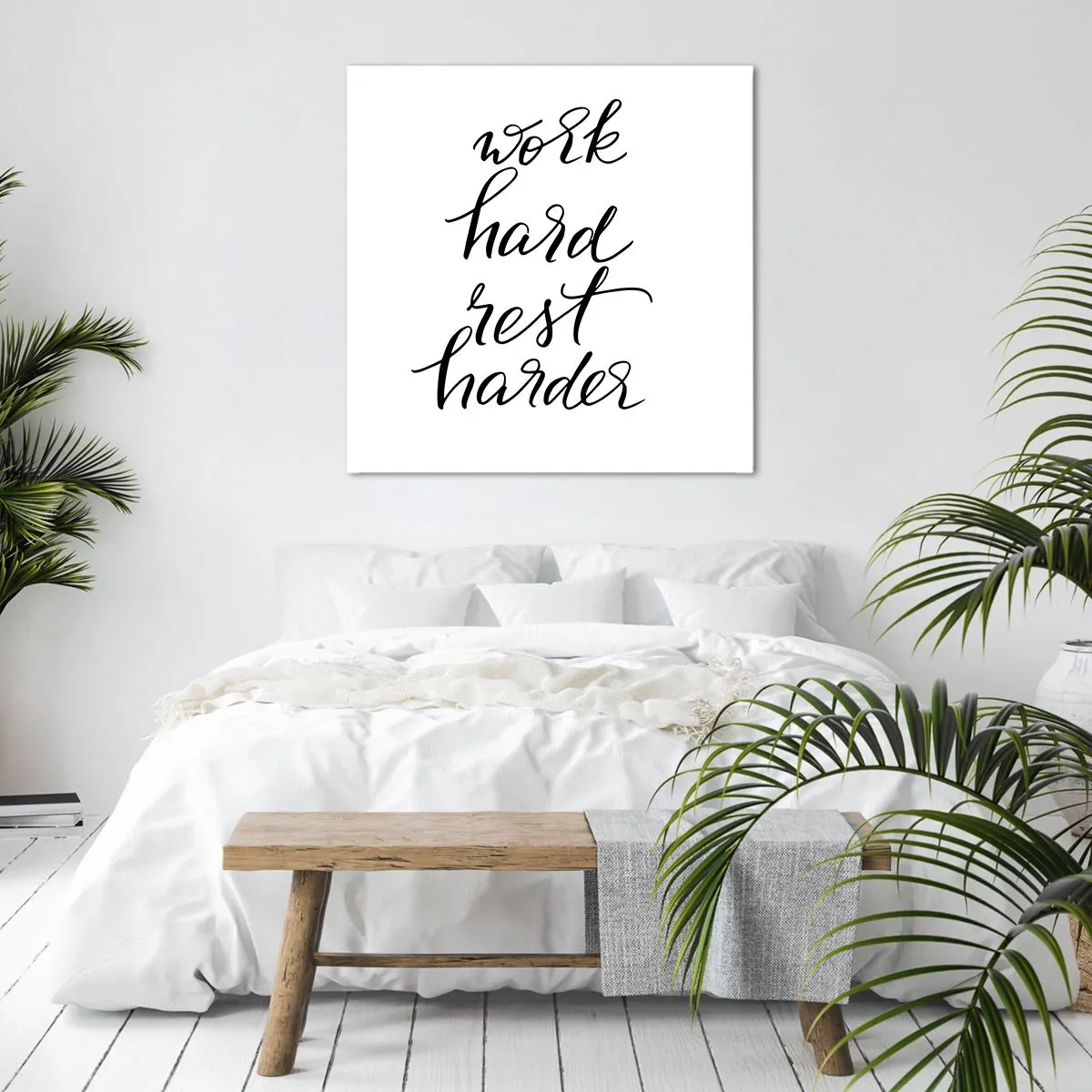 Bild auf Leinwand - Leinwandbild - Lebensbalance - 70x70 cm