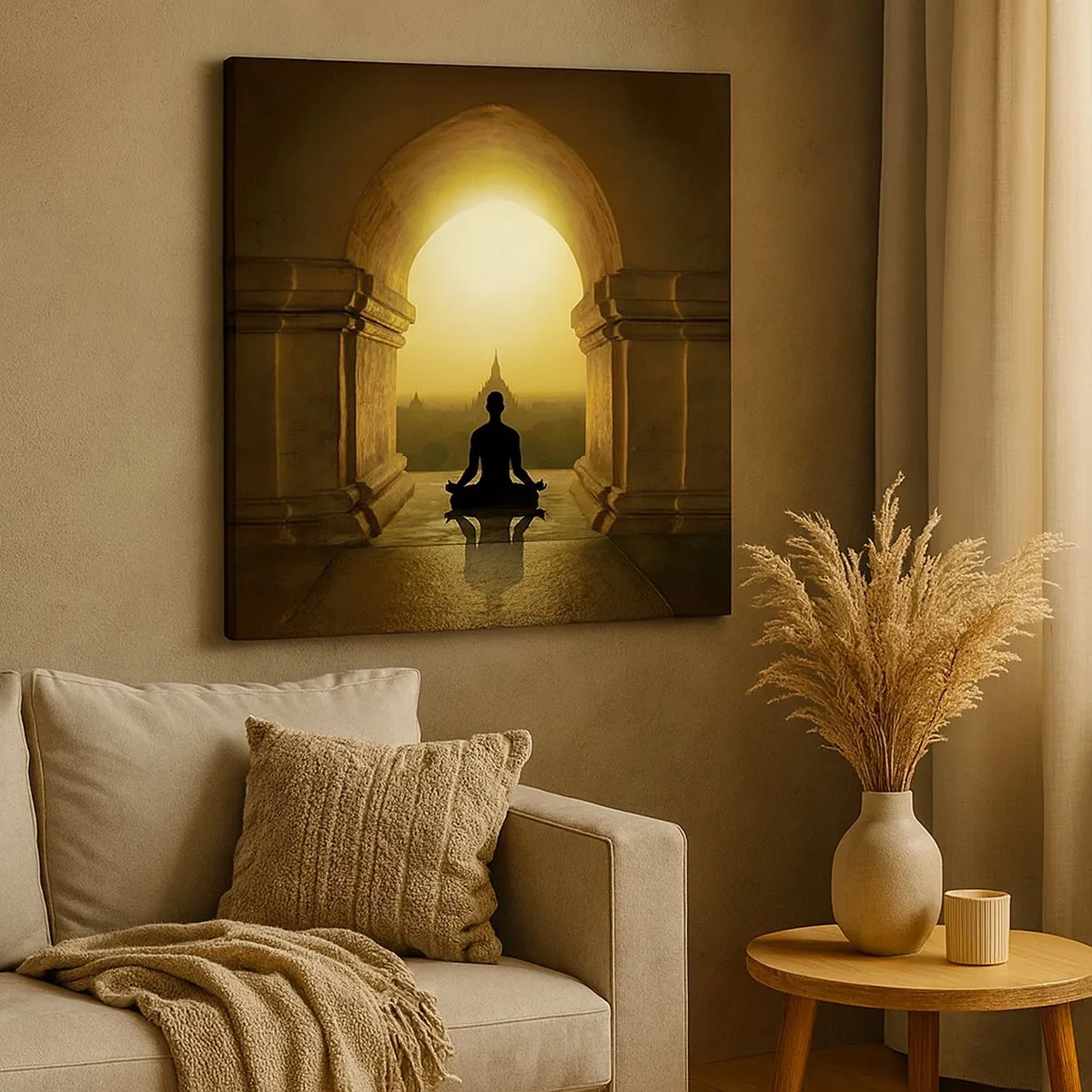 Bild auf Leinwand - Leinwandbild - Vollkommene Harmonie - 30x30 cm