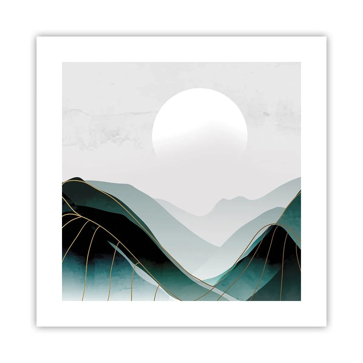 Poster - In voller Majestät - 40x40 cm