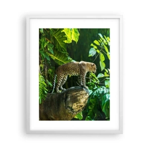 Poster in einem weißen Rahmen - Auf die Jagd? - 40x50 cm