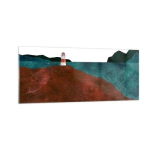 Glasbild - Bild auf glas - Aufs Meer starren - 100x40 cm