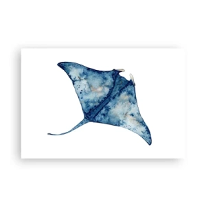 Poster - Leben im Blau - 91x61 cm