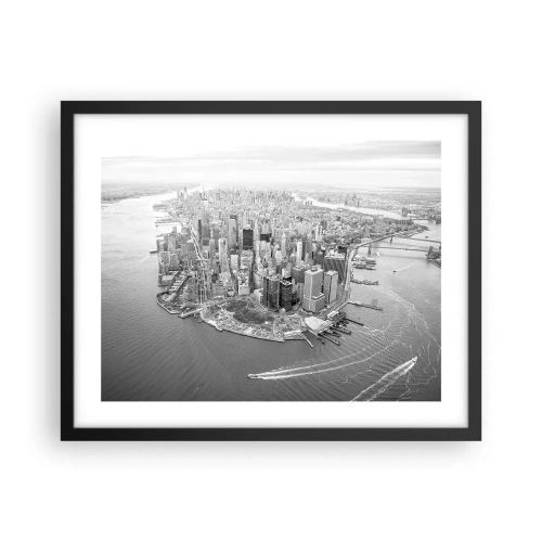 Poster in einem schwarzem Rahmen - Und wie kann es man nicht lieben? - 50x40 cm