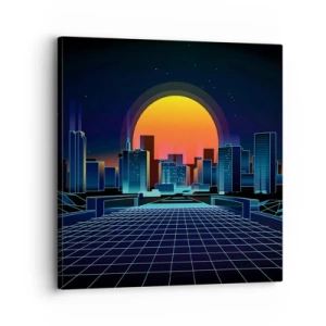 Bild auf Leinwand - Leinwandbild - Willst du immer noch zu Real gehen? - 30x30 cm