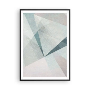 Poster in einem schwarzem Rahmen - Einfach aber dynamisch - 70x100 cm