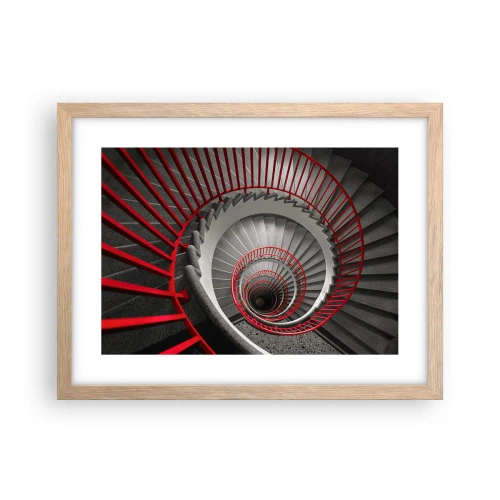 Poster in einem Rahmen aus heller Eiche - Architekturspaß - 40x30 cm