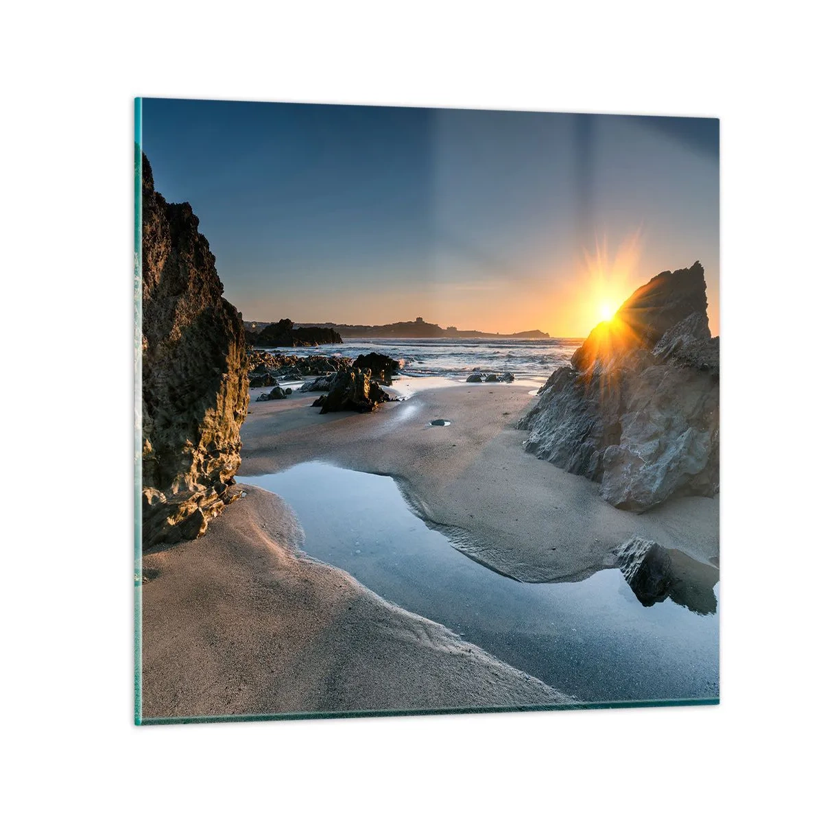 Glasbild - Bild auf glas - Unberührt von menschlicher Hand - 60x60 cm