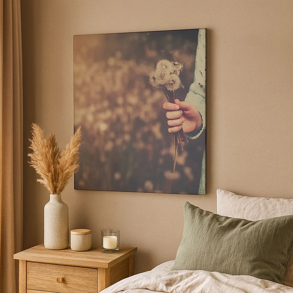 Bild auf Leinwand - Leinwandbild - Bitte behalte sie - 30x30 cm