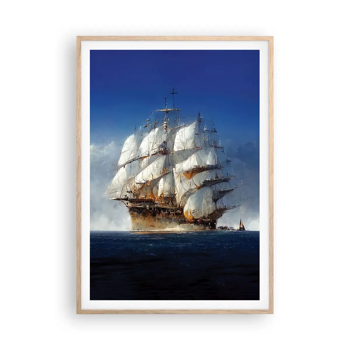Poster in einem Rahmen aus heller Eiche - Der große Ruhm! - 70x100 cm