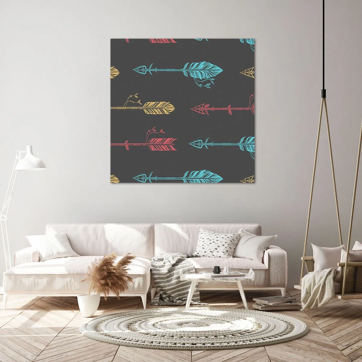 Bild auf Leinwand - Leinwandbild - In der Verordnung - 70x70 cm