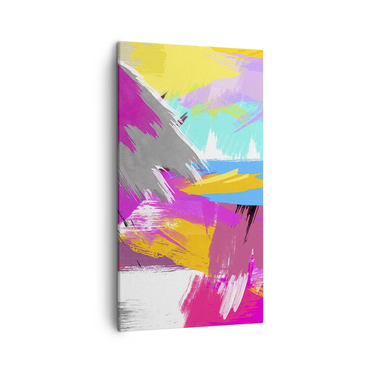 Bild auf Leinwand - Leinwandbild - Und nochmal und nochmal und nochmal wieder - 45x80 cm