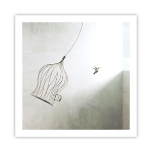 Poster - In seinem Element - 60x60 cm