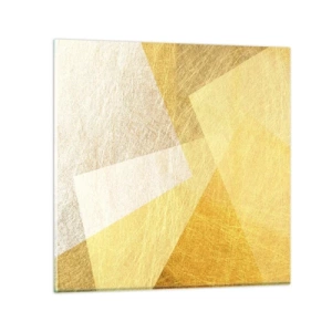 Glasbild - Bild auf glas - Geometriewetter - 30x30 cm