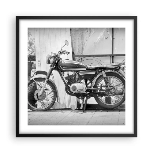 Poster in einem schwarzem Rahmen - Klassik über alles - 50x50 cm