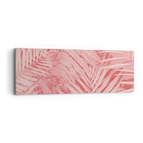 Bild auf Leinwand - Leinwandbild - Rosa Konzept - 90x30 cm