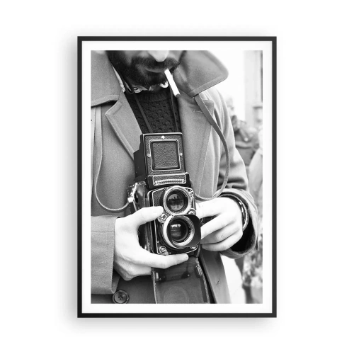 Poster in einem schwarzem Rahmen - Retro-Stil - 70x100 cm