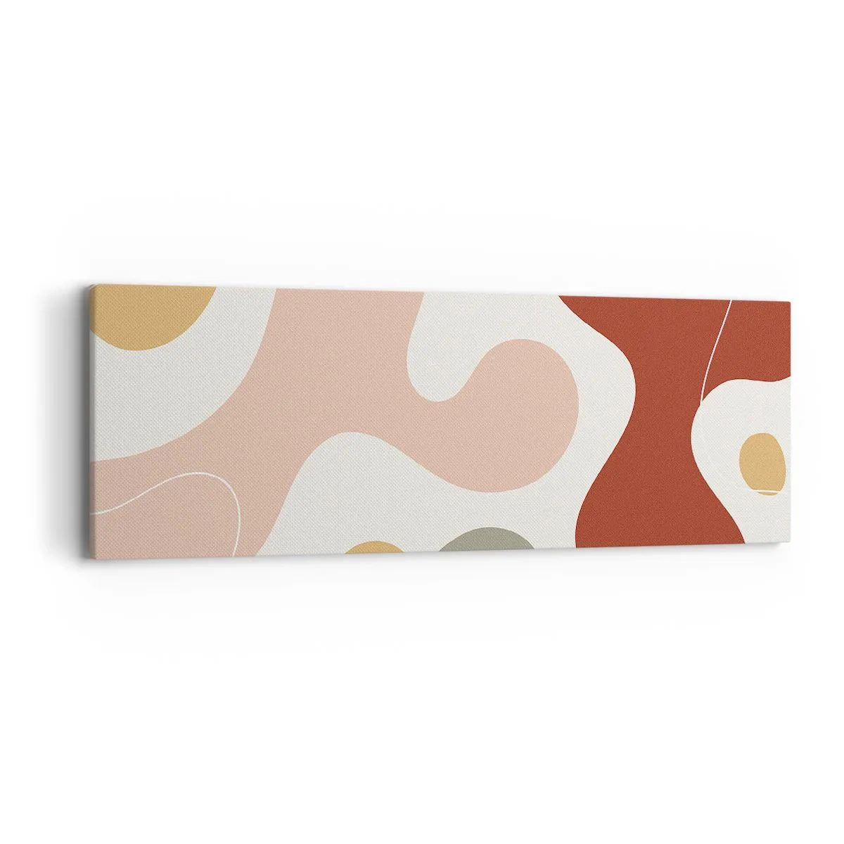 Bild auf Leinwand - Leinwandbild - Kringel oder Schnörkel? - 90x30 cm