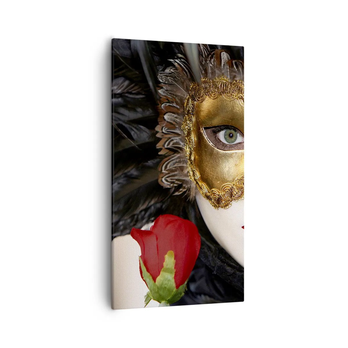 Bild auf Leinwand - Leinwandbild - Denn das Leben ist ein großer Ball - 55x100 cm